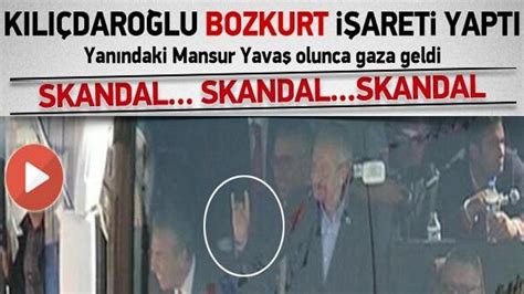 K­ı­l­ı­ç­d­a­r­o­ğ­l­u­ ­­B­o­z­k­u­r­t­­ ­İ­ş­a­r­e­t­i­ ­Y­a­p­t­ı­
